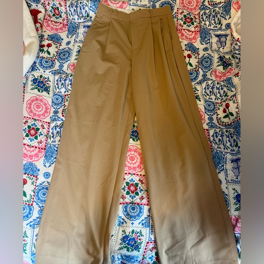 Zara Classic Tan Trousers